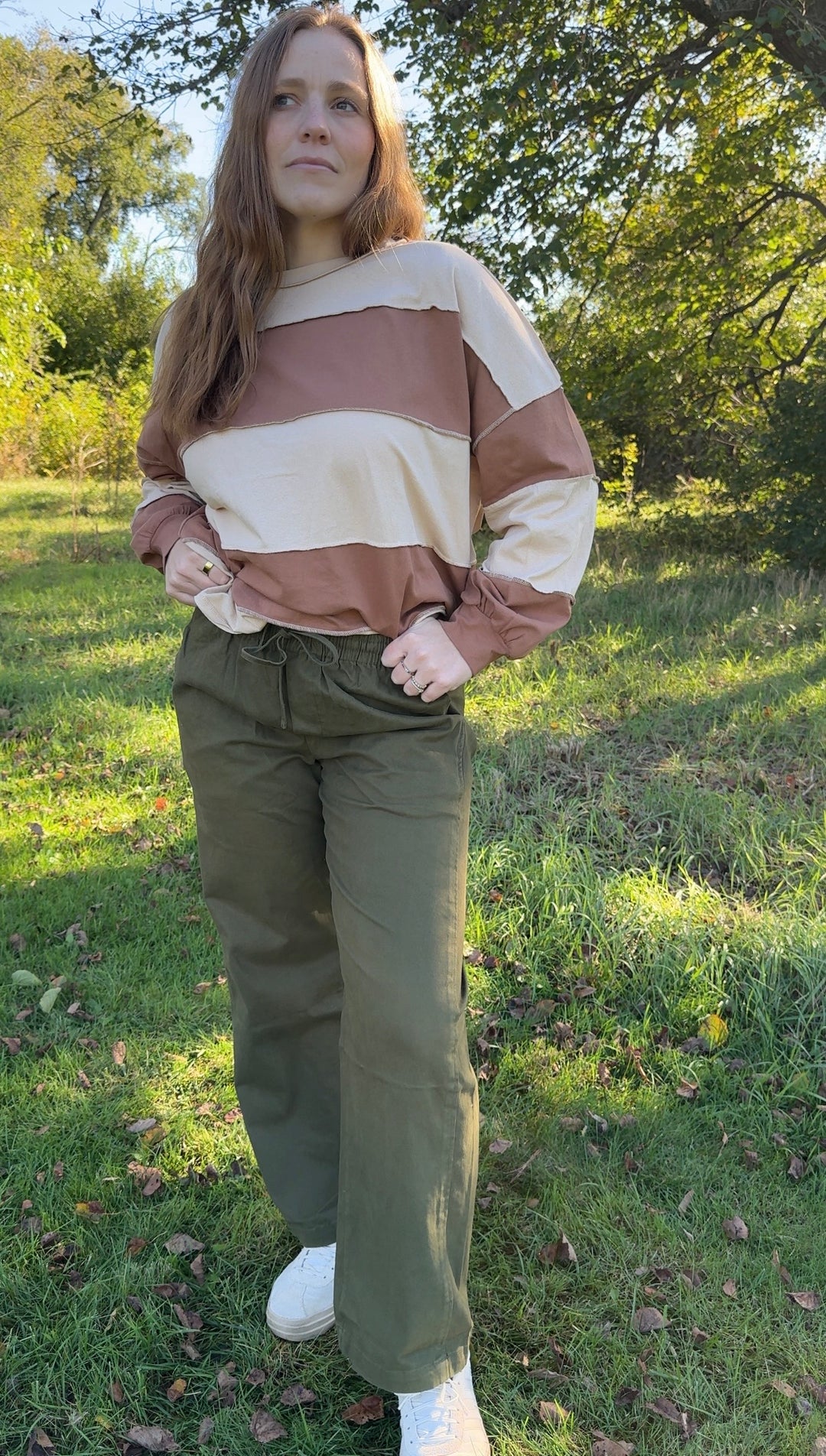 Driftpanel Pullover - Caramel