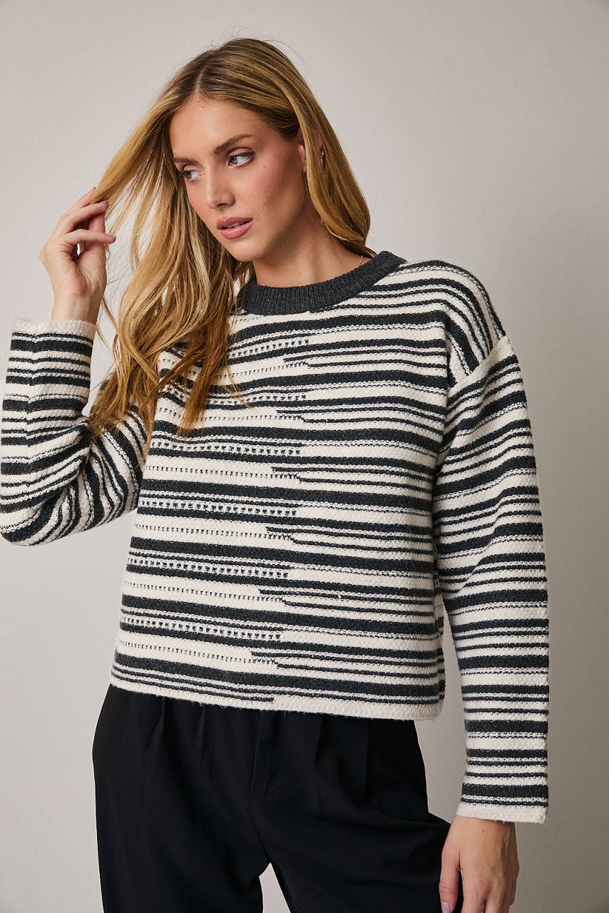 Textured Harmony Sweater