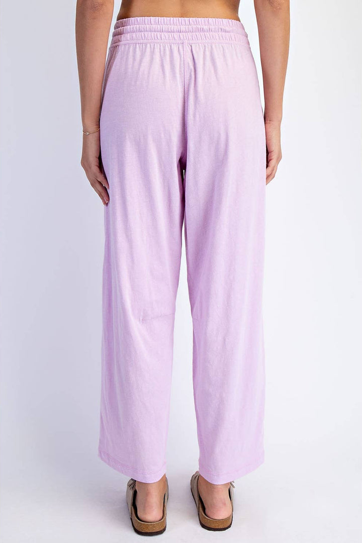 Cotton Slub Barrel Pant