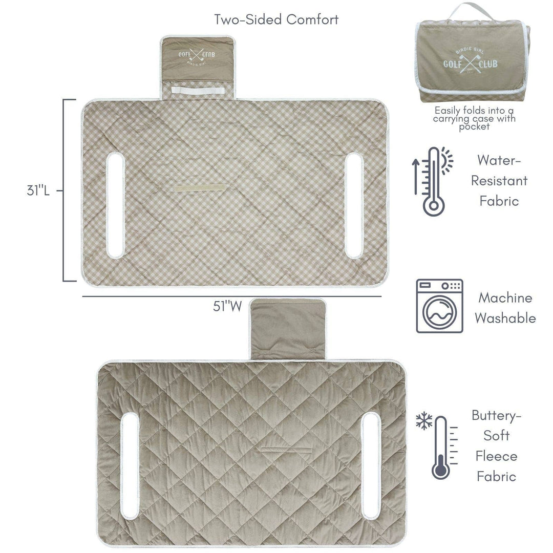 Gingham Neutral Cover