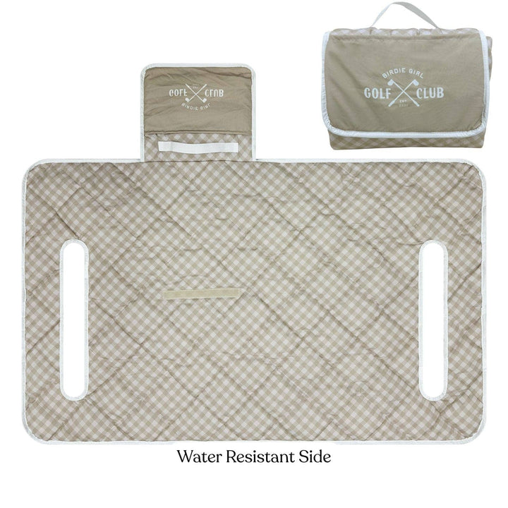 Gingham Neutral Cover