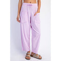 Cotton Slub Barrel Pant