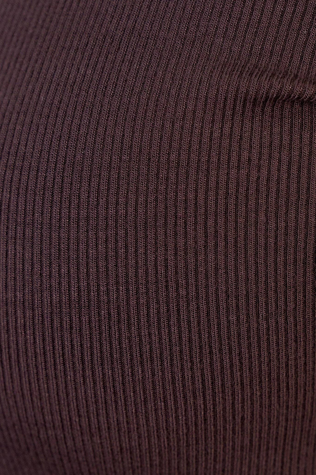 Vitality Essential Rib Scoop Top - Espresso