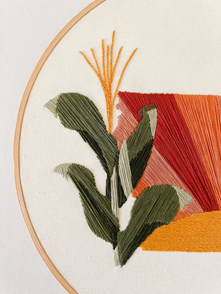 Signature Iowa 8" Hoop DIY Embroidery Kit