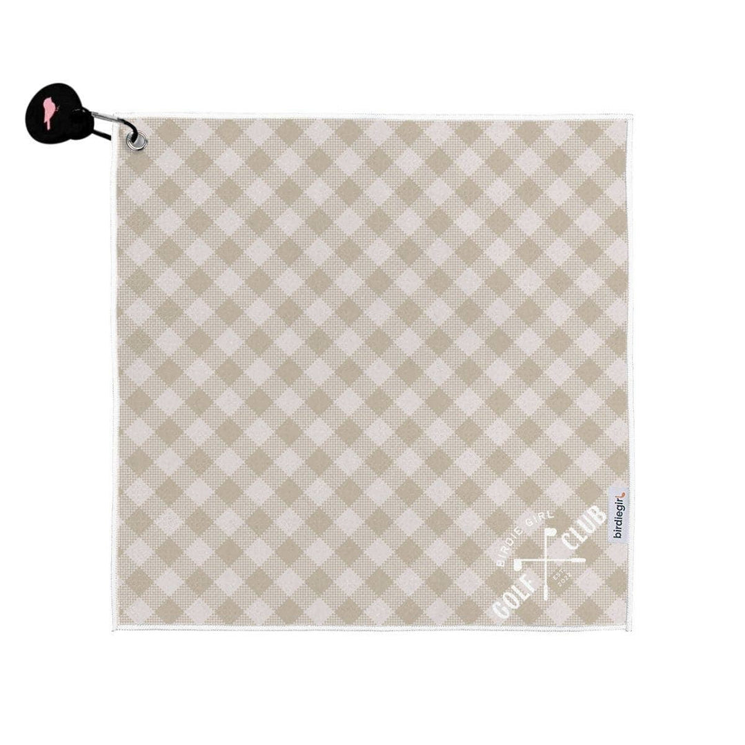 Gingham Neutral Towel