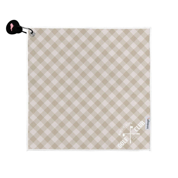 Gingham Neutral Towel